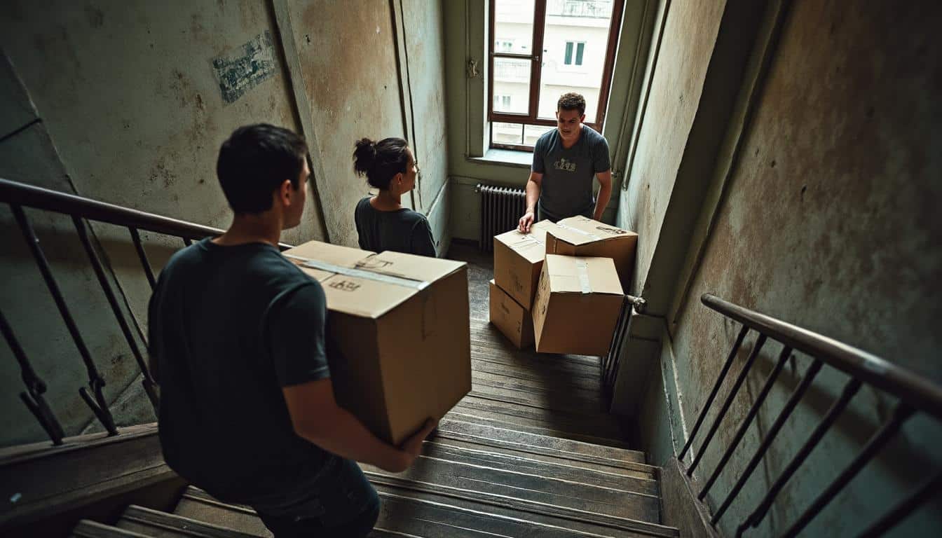 Comment organiser un déménagement à l’étage sans ascenseur pour vos cartons