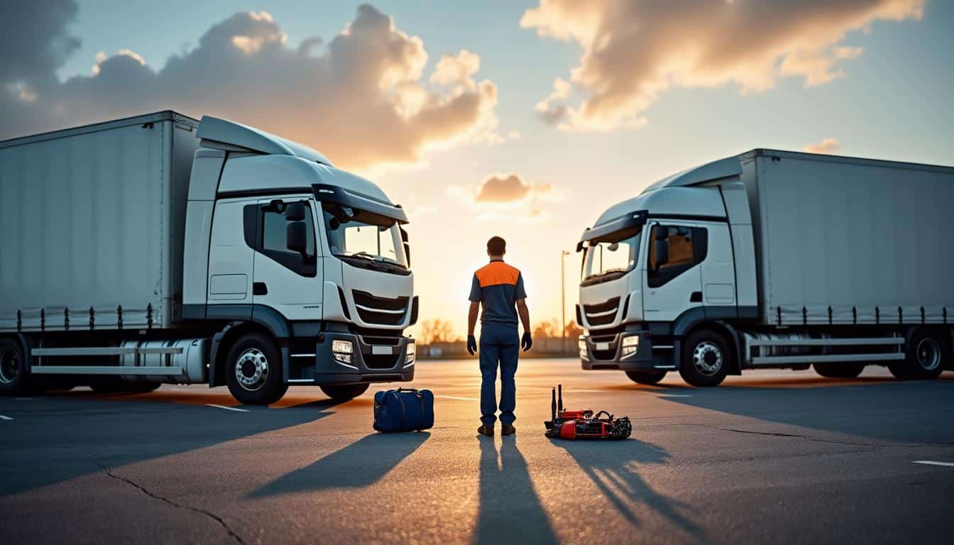 Maintenance des véhicules utilitaires dans la gestion de flotte logistique