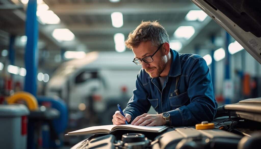 Découvrez la fréquence d’entretien recommandée pour la motorisation d’un fourgon selon le constructeur