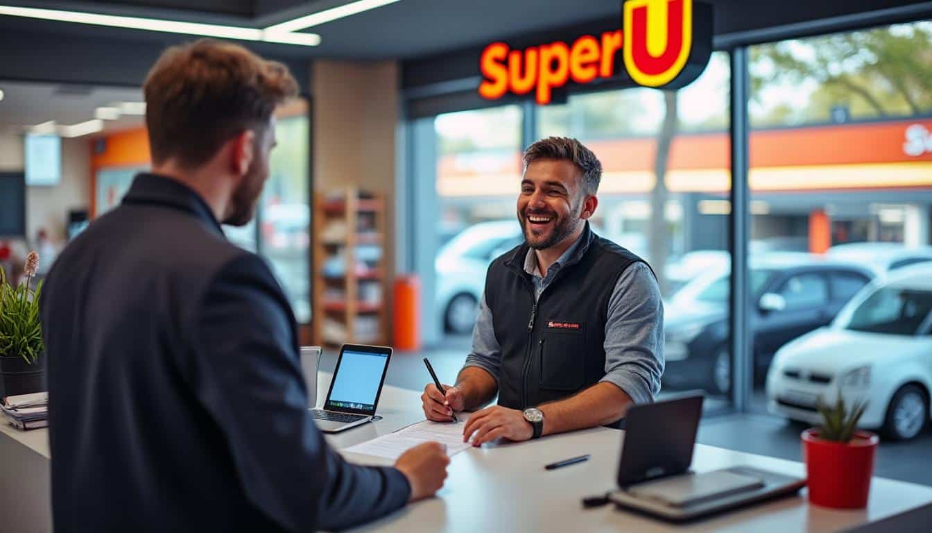 Illustration: Comment fonctionne la location d’utilitaire chez Super U ?