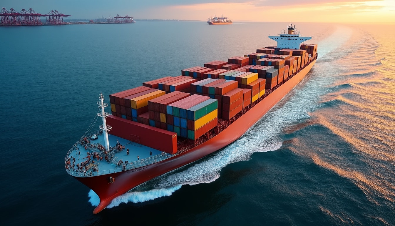 Illustration: Découvrir le transport international par voie maritime