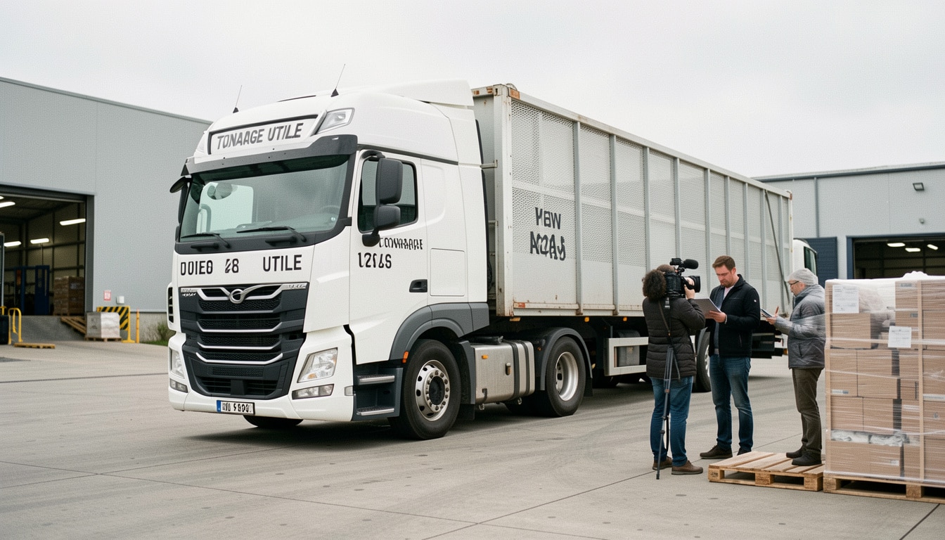 Camion de transport : comprendre les tonnages utiles