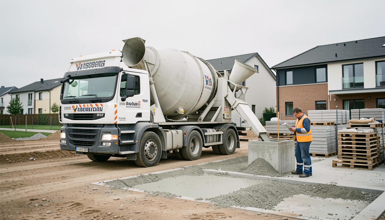 Capacité d’une toupie à béton et volume à prévoir