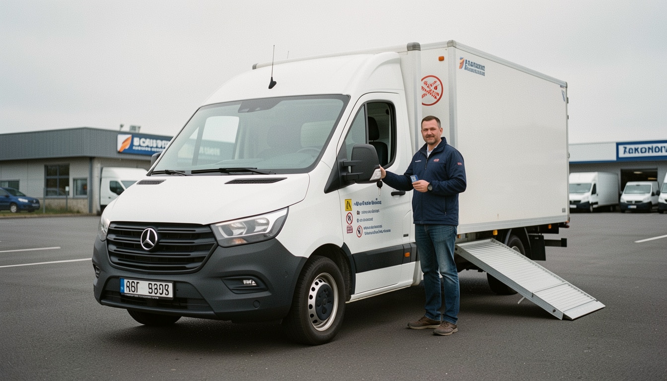 Location d’un camion plateau avec le permis B