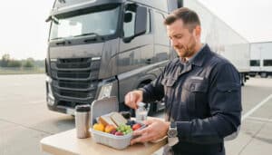 Panier repas en transport routier : horaires et droits