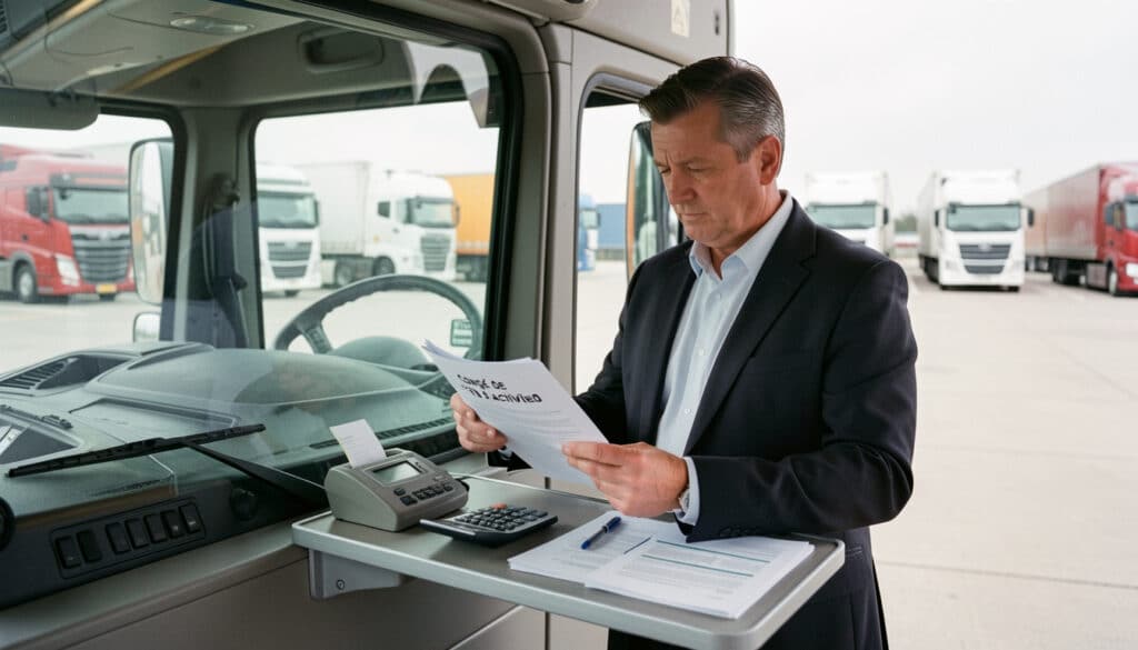 Congé de fin d’activité des routiers : âge, calcul, dossier