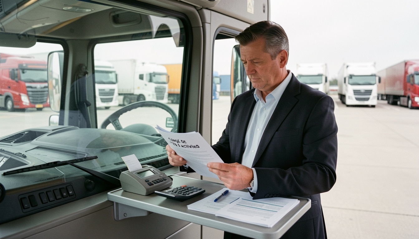 Congé de fin d’activité des routiers : âge, calcul, dossier